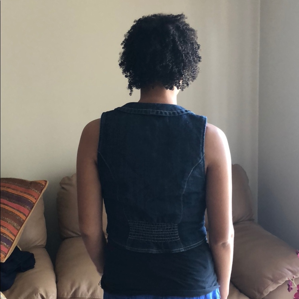 Cute denim vest! - Picture 6 of 8